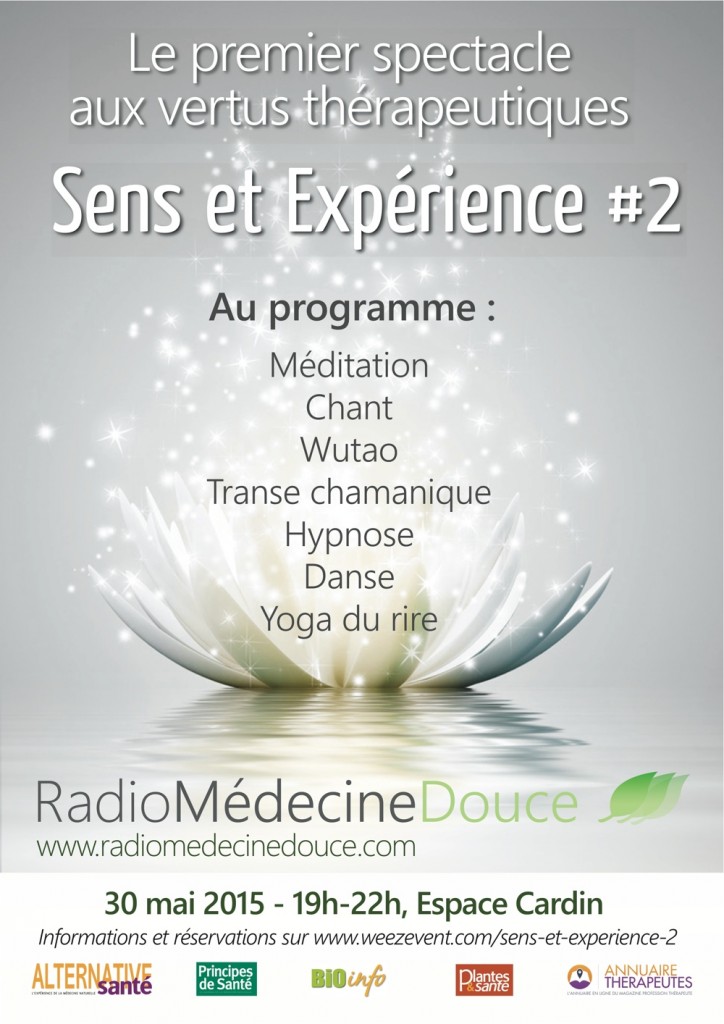 soirée Médecine Douce Sens et Expérience Espace Cardin