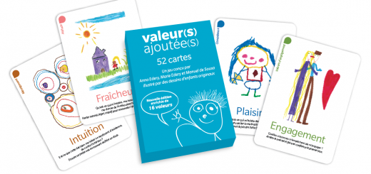 Valeurs ajoutées jeu de cartes